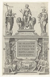 Rhea, Religion, Bestuur och Husgoden Titelsida för: Georg Braun och Franz Hogenberg, Om de viktigaste städerna i hela universum, andra boken, s.a. av Anonymous