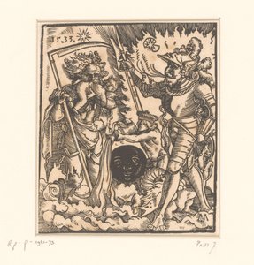 Saturnus en Mars av Anonymous
