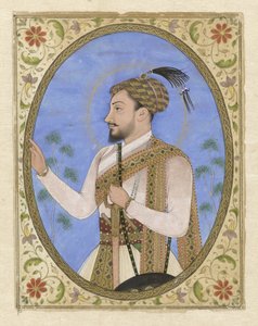 Sultan Mohammed Adil Shah Portretminiatuur av Sultan Muhammad Adil Shah van Bijapur av Anonymous