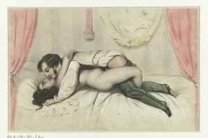 Tre par som har sex Par som älskar på himmelssäng Tre älskar (serietitel)