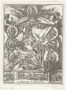 Titelsida för Årets holländska Merkurius 1673 (titel på objekt) av Anonymous