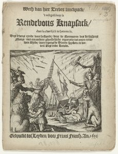 Broschyrens titelsida: Rendevous Knapsack, 1620 av Anonymous