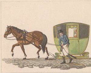 Toeslede, 1810-1825 Hyrd släde, konserverad under namnet Sleede eller Slee (titel på objektet) av Anonymous