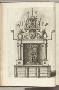 Scen med kejsar Ferdinand I, 1594 av Anonymous