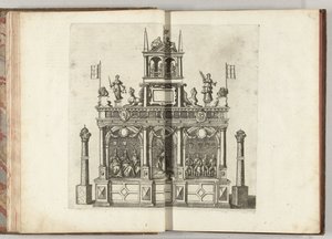 Scen med kejsar Karl V, 1594 av Anonymous