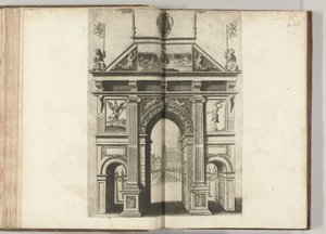 Triumfporten med kranen, 1594 av Anonymous