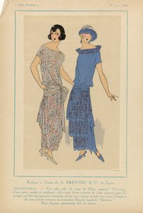 Very Parisian, 1923, nr 3: Ribbons and Fabrics av ​​A. PRÉVOST...SENTIMENTALES... av Anonymous