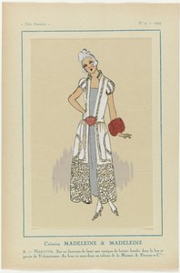 Mycket parisisk, 1923, nr 4: 8. - MARQUISE. På en slida... av Anonymous