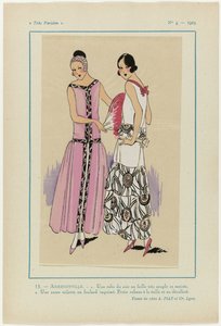 Mycket parisisk, 1923, nr 5: 15.- ARMENONVILLE. - 1. En aftonklänning... av Anonymous