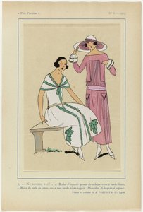 Mycket parisisk, 1923, nr 6: 5.- SJÄLA INTE! - 1. Organisk klänning... av Anonymous
