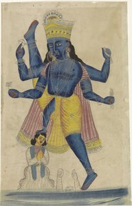 En inkarnation av Vamana (Trivikrama). av Anonymous