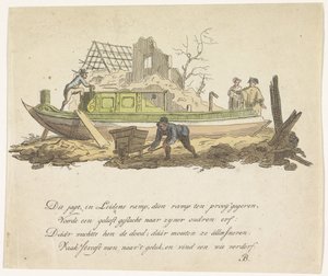 Rietmilders krossade yacht, 1807 av Anonymous