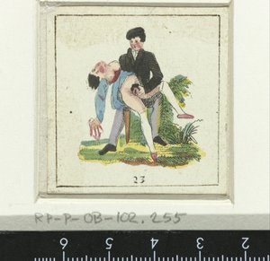 Par som älskar i en buske Eight Erotic Scene (serietitel) av Anonymous