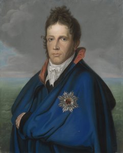 Willem Frederik (1772-1843), arvprins av Orange-Nassau. Senare kallade kung William I. "Mantelporträttet" av Anonymous