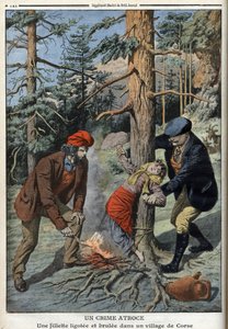 En flicka bunden och brulee i en by på Korsika - "" The Petity Journal", 1 maj av Anonymous Anonymous