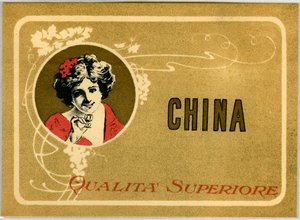 Annons för Chinaliquor-öknen, tidigt 1900-tal av Anonymous Anonymous