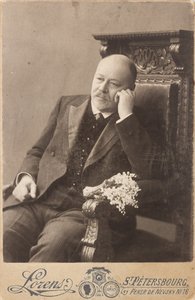 Anatoli Liadov - Porträtt av kompositören Anatolij Konstantinovich Lyadov (1855-1914) - Anonym. Fotografera av Anonymous Anonymous