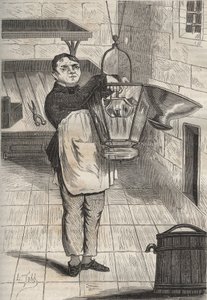 Anthelme Collet (1785-1840) vid fängelset i Rochefort. Gravyr i "Fångarnas historia från deras skapelse till idag" (1877) av Pierre Zaccone (1817-1895) (Colonia Penale - Straffkoloni). Privat samling. av Anonymous Anonymous