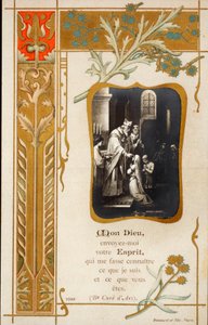 Konfirmationsceremoni from bild. Vykort. början av 1900-talet. Privat samling av Anonymous Anonymous
