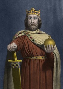 Karl den Store (Carolus Magnus, Carolus Magnus, 742-814), Frankernas kung - Karl den Store (Carolus Magnus, Karl den Store) (747-814) Frankernas kung och kristen kejsare av väst - av Anonymous Anonymous