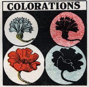 Färger: Färger. Anonym illustration av 1925. Privat samling. av Anonymous Anonymous
