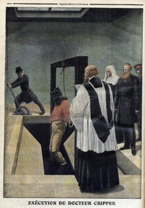 Avrättning av Doctor Crippen, illustration från 