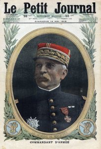 Första världskriget 1914-1918 (kriget 14-18). Porträtt av general Louis Ernest de Maud