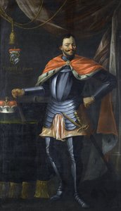 Frederic V du Palatinat (Frederic V de Wittelsbach Simmern, prince electeur et comte palatin du Rhin, roi de Boheme) - Frederick V (1596-1632), kurfurst Palatine - Anonym - ca. 1620-1630 - Olja på duk - 239x140 - Privat samling av Anonymous Anonymous
