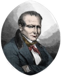 Giuseppe Marco Fieschi, chefskonspiratören i ett försök att ta livet av kung Louis-Philippe av Frankrike i juli 1835 - Giuseppe Fieschi (1790-1836), fransk konspiratör som utförde attacken mot den infernaliska maskinen den 28 juni 1835 mot Louis-Philip av Anonymous Anonymous