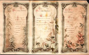 Gud skydda dig Böner. Fromma bild. Vykort. Början av 1900-talet. Privat samling av Anonymous Anonymous