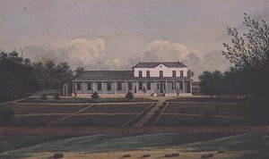 Government House, Sydney, från baksidan (akvarell) av Anonymous Anonymous