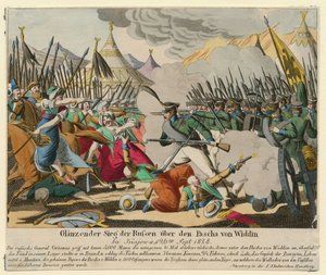 Guerre russo-turque de 1828-1829 - Ryssarnas lysande seger över Pasha av Vidin (Omer Pacha Latas av Anonymous Anonymous