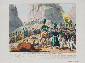 Guerre russo-turque de 1828-1829 - Armén av greve Ivan Ivanovich Diebitsch (Hans Karl Friedrich Anton von Diebitsch och Narden eller Ivan Ivanovitch Dibitch-Zabalkanski av Anonymous Anonymous
