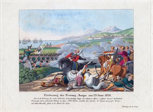 Guerre russo-turque de 1828-1829 - Anapa-fästningens fall den 23 juni av Anonymous Anonymous