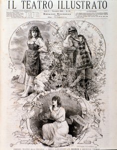 Illustration till Mignon, opera av Ambroise Thomas (gravyr av Anonymous Anonymous
