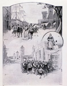 Illustration till operan La cortigiana av Antonio Scontrino, spelad i Milano 1896 av Anonymous Anonymous
