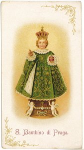 Spädbarnet Jesus från Prag (gravyr av Anonymous Anonymous