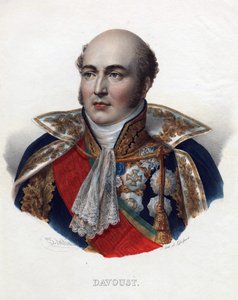 Louis Nicolas (Louis-Nicolas) Davout (1770-1823), marskalk av Frankrike - Anonym - 1835 - Litografi, akvarell - 32x24 - Privat samling av Anonymous Anonymous