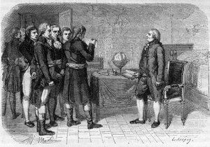 Ludvig XVI, kung av Frankrike, fick sin dödsdom, Le Temple av Anonymous Anonymous