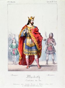 Macbeth king karaktär i Macbeth opera av Giuseppe Verdi av Anonymous Anonymous