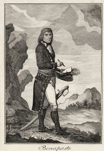 Napoleon Bonaparte - Anonym - 1797 - Kopparstick - 16,2x11,1 - Privat samling av Anonymous Anonymous