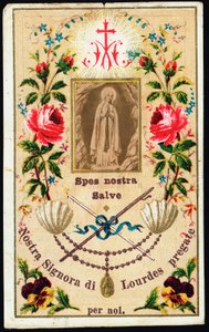 Our Lady of Lourdes from bild. 1900-talets privatsamling av Anonymous Anonymous