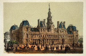 Paris 1874: Stadshuset, Privat samling av Anonymous Anonymous
