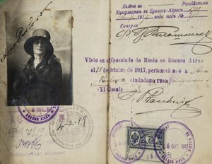 Pass av Anna Pavlova (1881-1931) par Anonym, ca. 1920 - Fotografi - Privat samling av Anonymous Anonymous