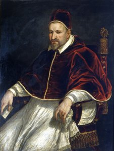 Paul V (1605 - 1621). Anonym målning. Rom, Roms museum.