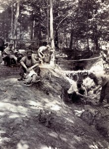 Fotografi från ett personligt album av en infanterielöjtnant under första världskrigets första månader (1:a, Iere av Anonymous Anonymous
