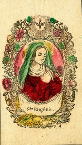 Fromma bild: Saint Eugenia of Rome (epinaltryck) av Anonymous Anonymous