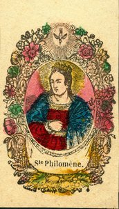 Fromma bild: St Philomena (epinaltryck) av Anonymous Anonymous