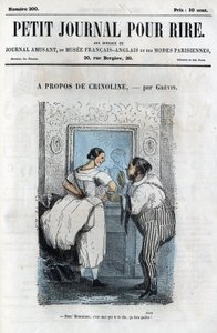 Politisk och social tecknad film under det andra imperiet. "Om Crinoline" av Anonymous Anonymous