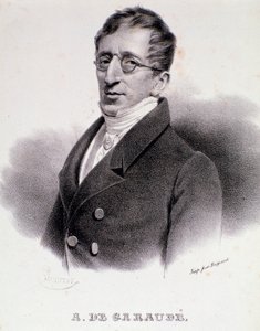 Porträtt av Alexis de Garaude (1779-1852), fransk kompositör. 1800-talet. av Anonymous Anonymous